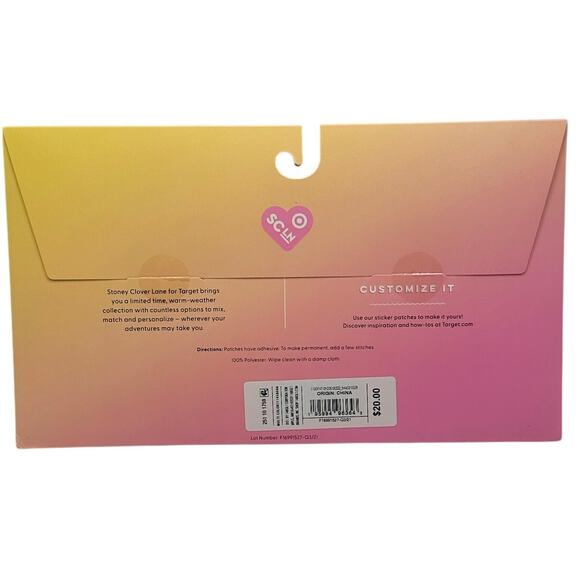 Stoney Clover x Target GLAM Preppy Patches NIB - Picture 2 of 2
